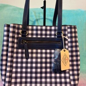 St John’s checkered shoulder bag